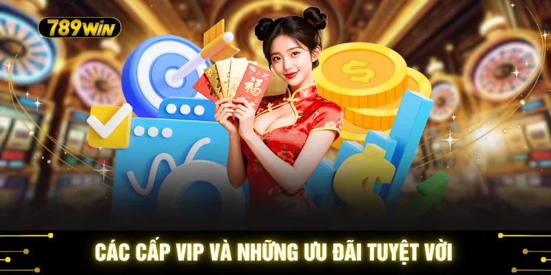 Đặc Quyền VIP 789WIN - 3 Giá Trị Cao Cấp Không Thể Bỏ Lỡ 2 Các cấp VIP và những ưu đãi tuyệt vời